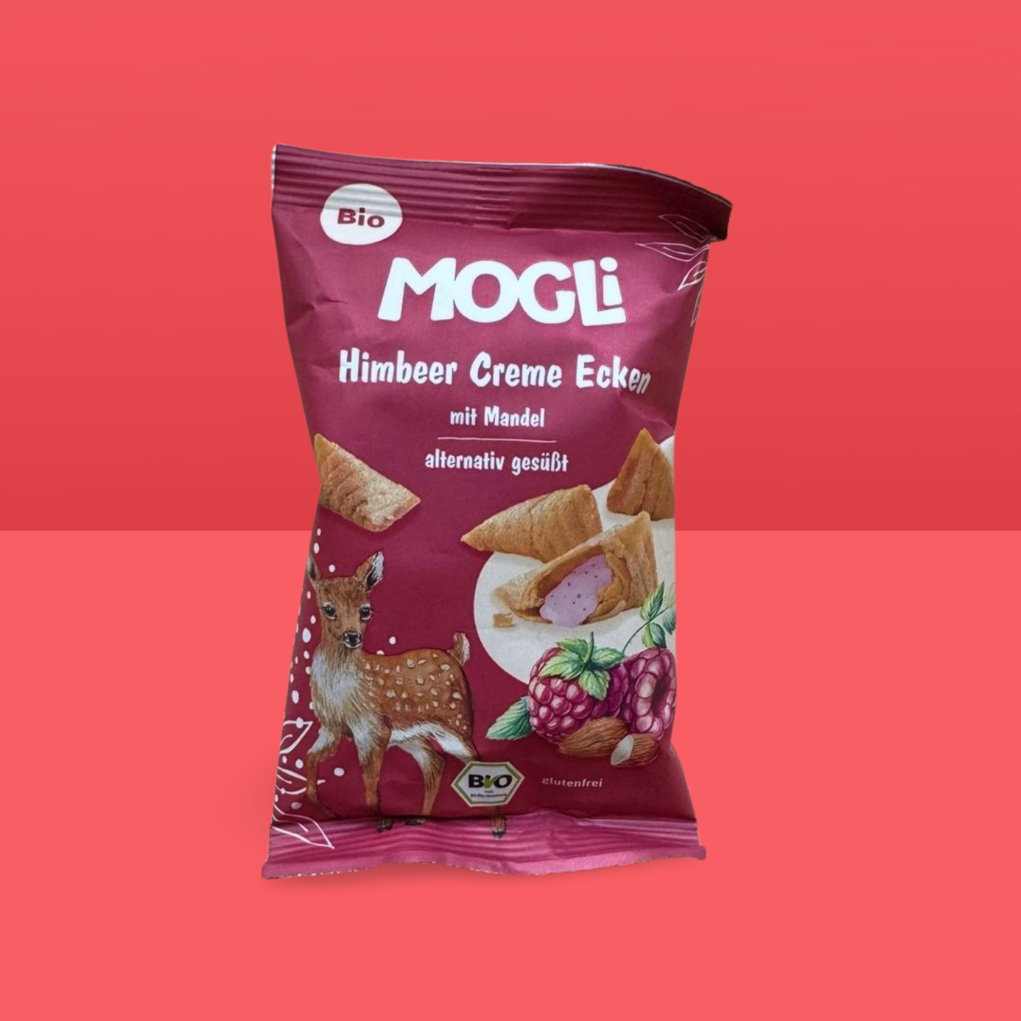 MOGLis hallonkrämshörn, från 3 år