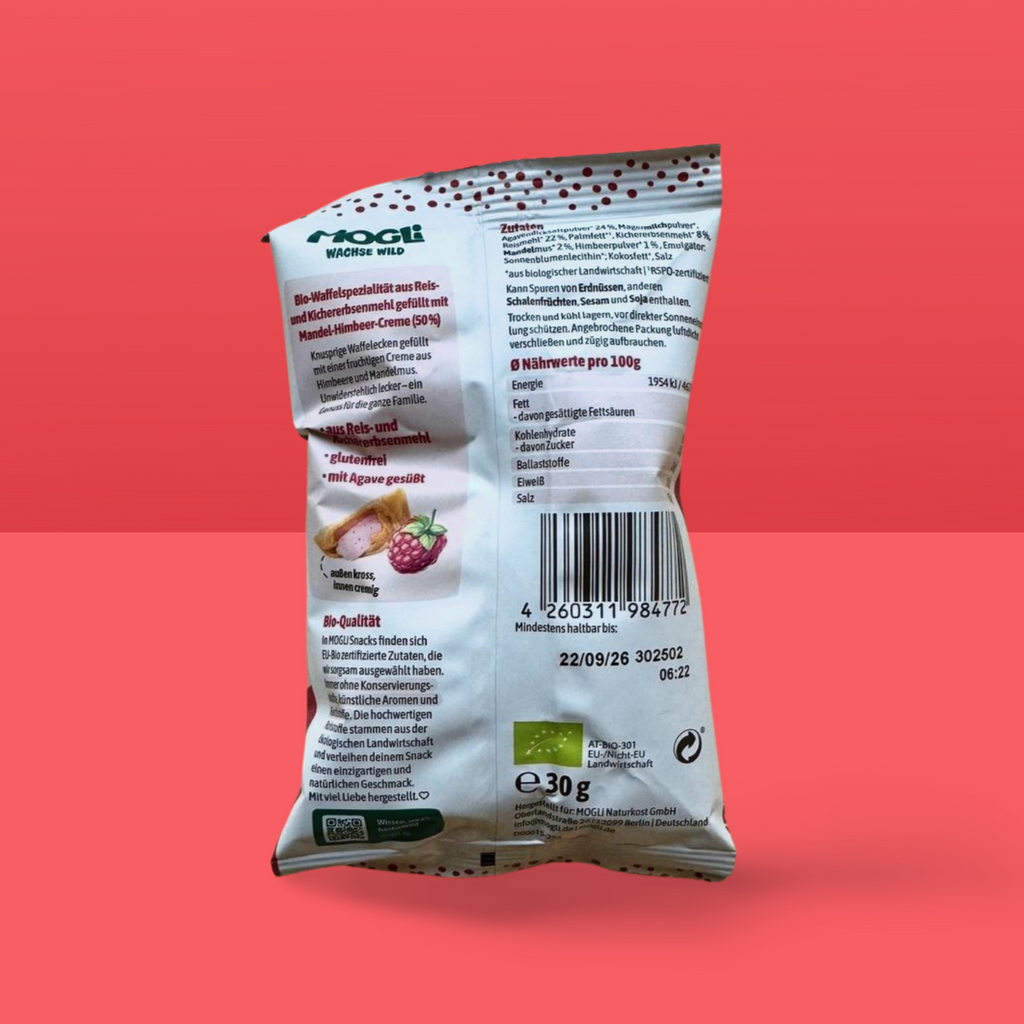 MOGLis hallonkrämshörn, från 3 år