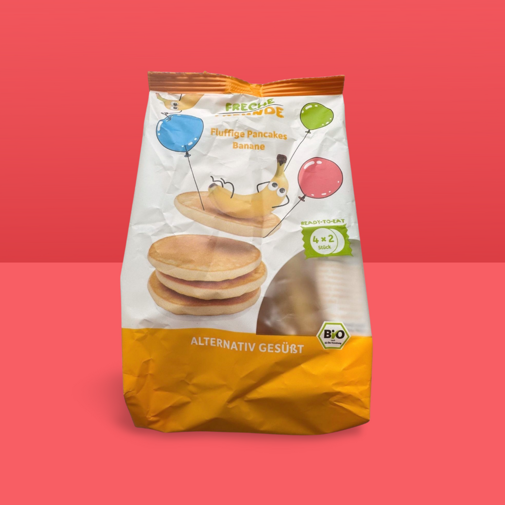 Freche Freunde Pannkakor snacks, fluffiga med banan, från 12 månader